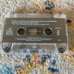 Cassette Tape, Harley Davidson Motorcycle Soundtrack